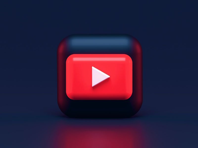 Logo 3D do YouTube