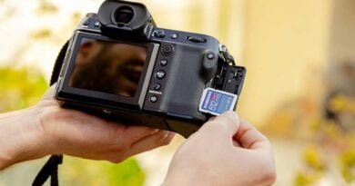 Cartao de memoria camera mirrorless