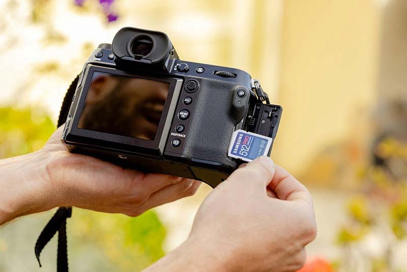 Cartao de memoria camera mirrorless