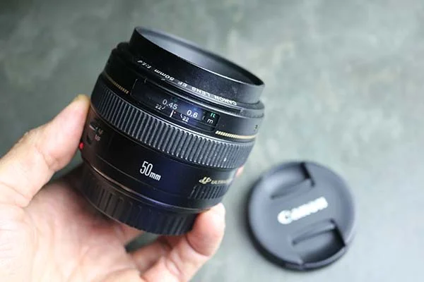 Lente Canon 50mm f14