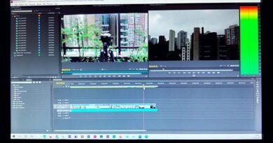 Tela de programa de edição