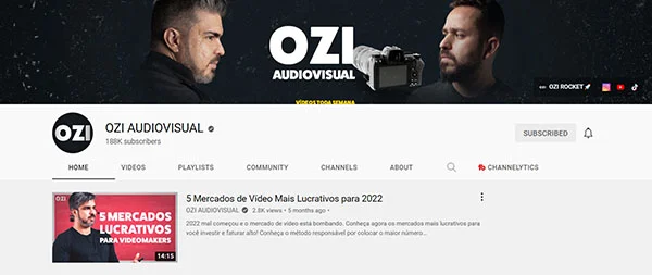 Canal OZI AUDIOVISUAL