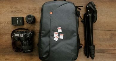 Mochila para câmera fotografica