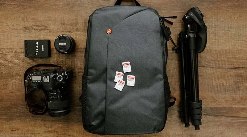 Mochila para câmera fotografica