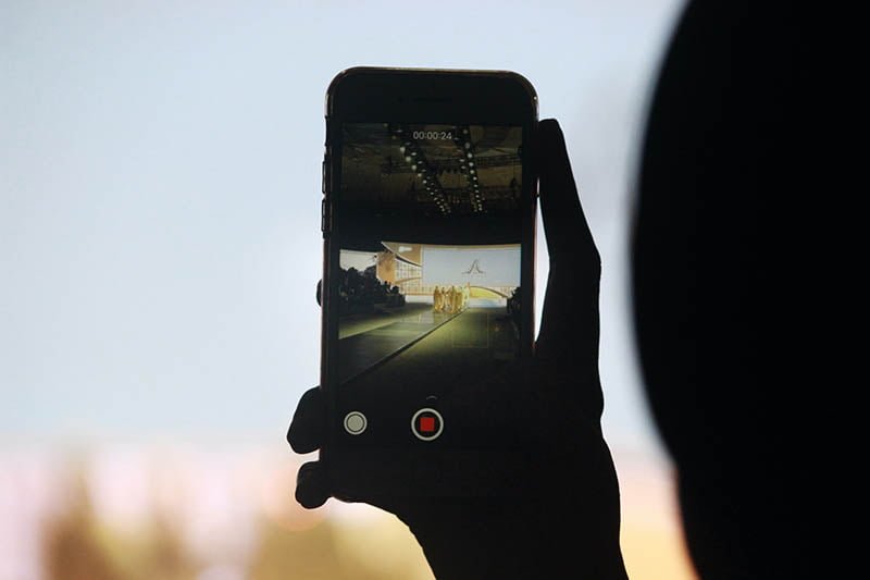 Gravando video curto com celular reduz