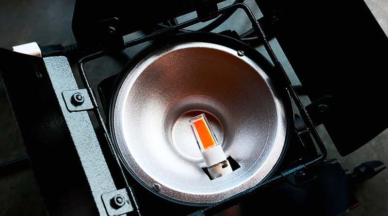 Setlight redondo com lampada halogena de LED