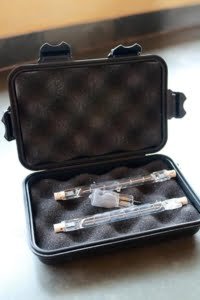 Case com espuma para lâmpadas