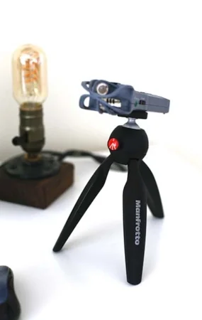 Mini tripe com gravador externo H1n