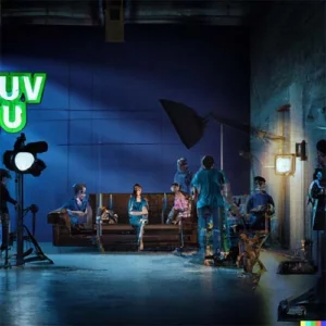 Bastidores gravação filme publicitário