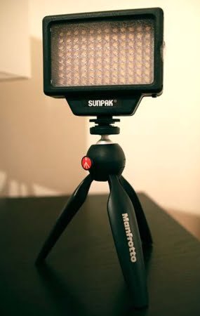 Luz de LED de camera