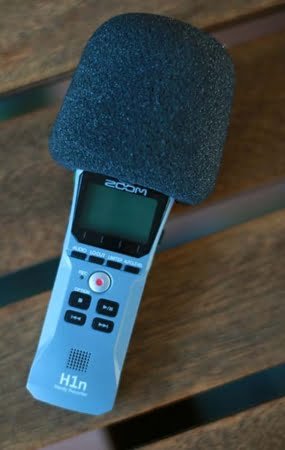 Gravador de audio Zoom H1n com protetor