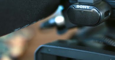 Microfone de câmera para gravar vídeo