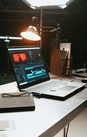 Laptop para edição de vídeo