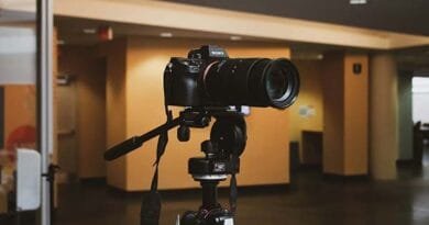 Câmera de produção de vídeos para empresas