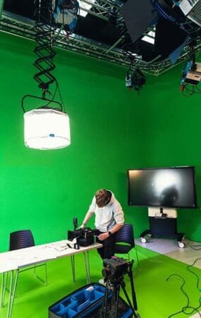 Estúdio de produção de vídeos