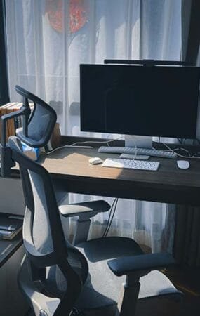 Cadeira ergonomica para edição de vídeos