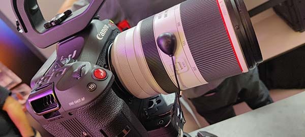 Câmera de cinema Canon