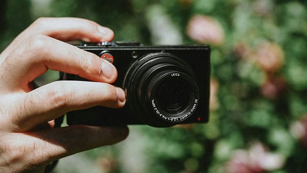 Gravando com câmera compacta premium